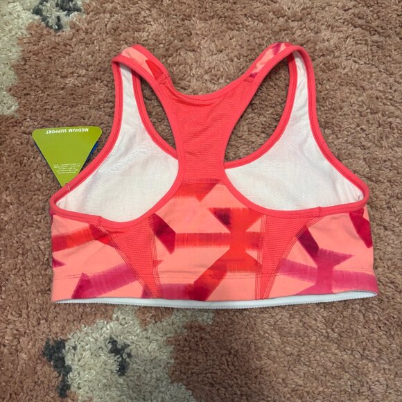 NWT Champion Double Dry Pink Racerback Sports Bra Womens Sz XL Medium Support - Picture 3 of 6